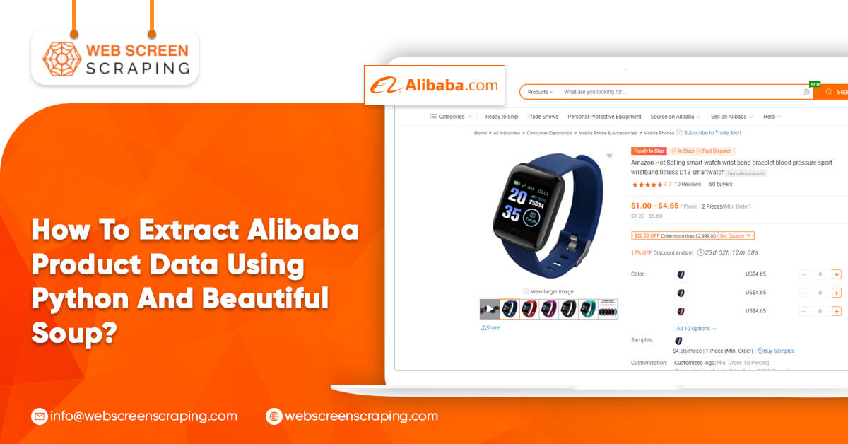 How to Extract Alibaba Product Data using Python and Beautiful Soup