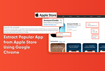 Extract Popular App From Apple Store Using Google Chrome