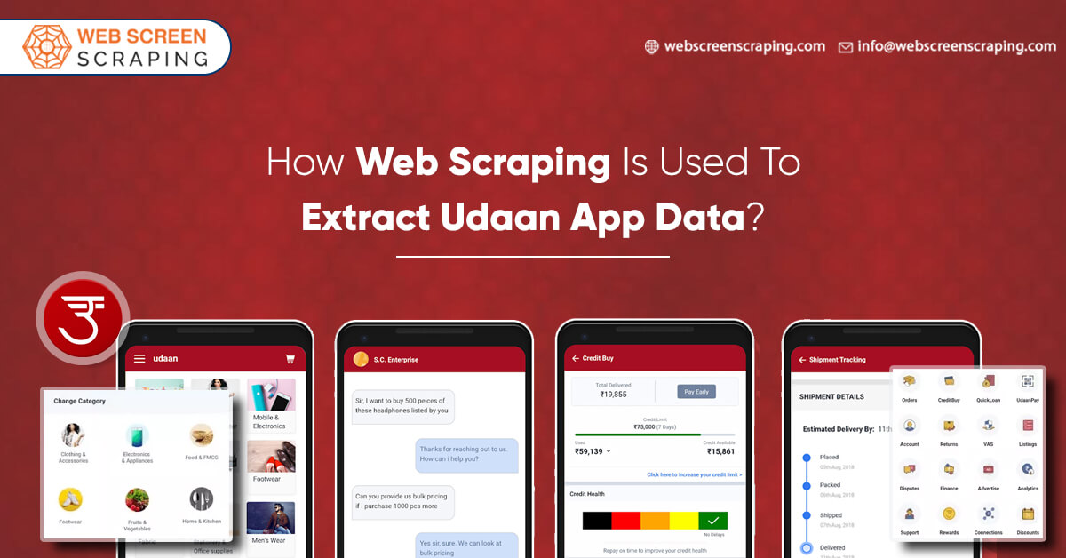 How-Web-Scraping-Is-Used-To-Extract-Udaan-App-Data